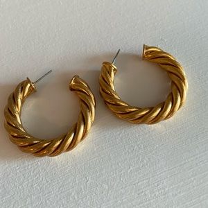 ZARA Twisted Rope Earrings